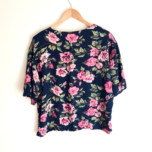 Vintage flower blossom blouse - Picture 10 of 15